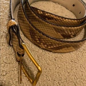 Georgio Armani Belt - Python Skin (Genuine/Real)